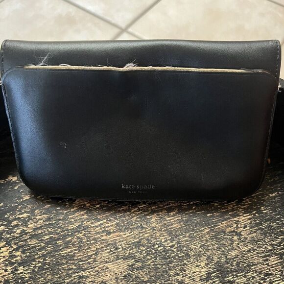 Kate Spade Nadine Medium Clutch Wallet Black - Picture 6 of 10